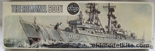 Airfix 1/600 Rommel (D-187) / Lutjens (D-185) / Molders (D-186)- West German Naval Destroyer, 02202-0 plastic model kit
